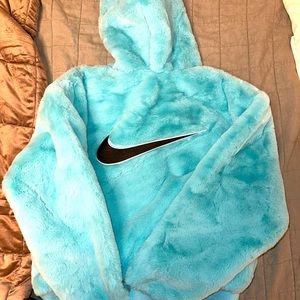 Stylish fur Nike jacket!
